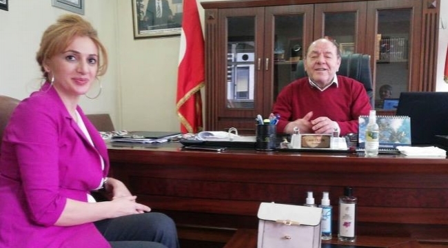 Başkanımızdan, Bayrampaşa Esnaf kredi kefalet kooperatif başkanı Cavit Çelik'e ziyaret