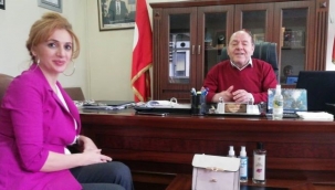 Başkanımızdan, Bayrampaşa Esnaf kredi kefalet kooperatif başkanı Cavit Çelik'e ziyaret