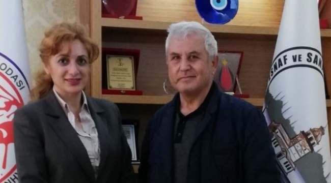 Kumluca Esnaf Sanatkârlar Kredi ve Kefalet Kooperatifi Hakkı Salur'dan Kooperatifimize ziyaret