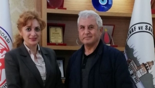 Kumluca Esnaf Sanatkârlar Kredi ve Kefalet Kooperatifi Hakkı Salur'dan Kooperatifimize ziyaret