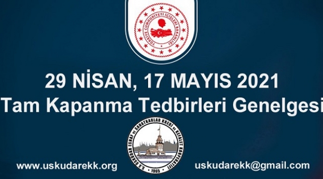 Tam Kapanma Tedbirleri Genelgesi