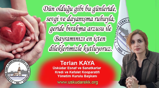 Sevgi ve Dayanışma Ruhuyla Bayramınızı Kutluyoruz.