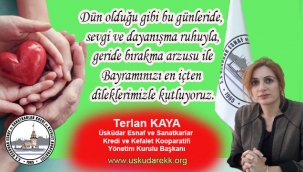 Sevgi ve Dayanışma Ruhuyla Bayramınızı Kutluyoruz.