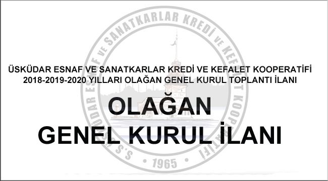 Olağan Genel Kurul İlanı