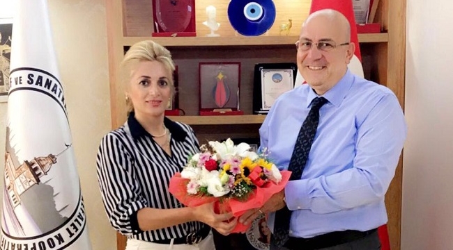 Halk Bankası Şube Müdürümüz Boyacıoğlu'ndan Başkanımıza Ziyaret