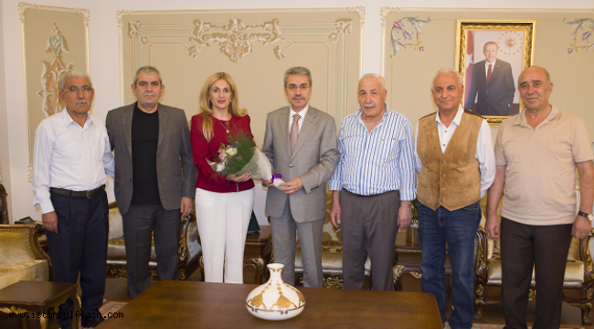 Başkanımız Terlan Kaya ve Yönetim Adem Yazıcı'ya hoş geldiniz ziyareti gerçekleştirdiler.