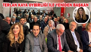 TERLAN KAYA OYBİRLİĞİ İLE YENİDEN BAŞKAN