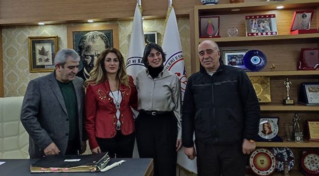 CHP Üsküdar Belediye Başkan Adayı Sinem Dedetaş Kooperatifimize Ziyarette Bulundu