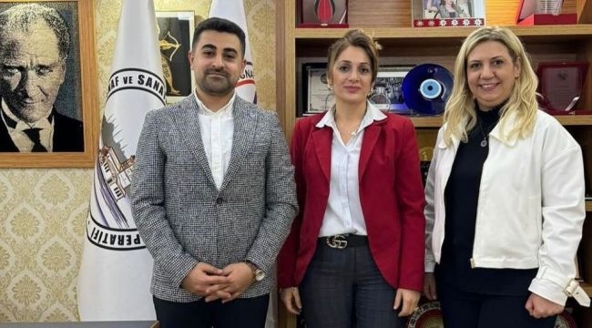 DEVA PARTİSİ İLÇE BAŞKANI ALİ HUZEYFE BAŞKAYA BELEDİYE BAŞKAN ADAYI HANDE MUTLU KOOPERATİFİMİZE ZİYARET