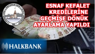 HAZİNE DESTEKLİ KREDİLERDE GEÇMİŞE DÖNÜK AYARLAMA